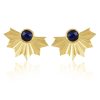 Accessories Sahira Jewelry Design Earrings | Sahira Jewelry Design - Naya Sapphire Statement Earring