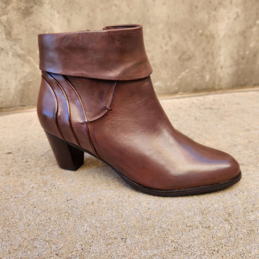 Footwear Regarde le Ciel Ankle Boots | Regarde Le Ciel - 136 Sonia Two Tone Brown