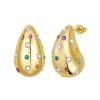 Accessories Sahira Jewelry Design Earrings | Sahira Jewelry Design - Raindrop Rainbow - Cubic Zirconia Earring