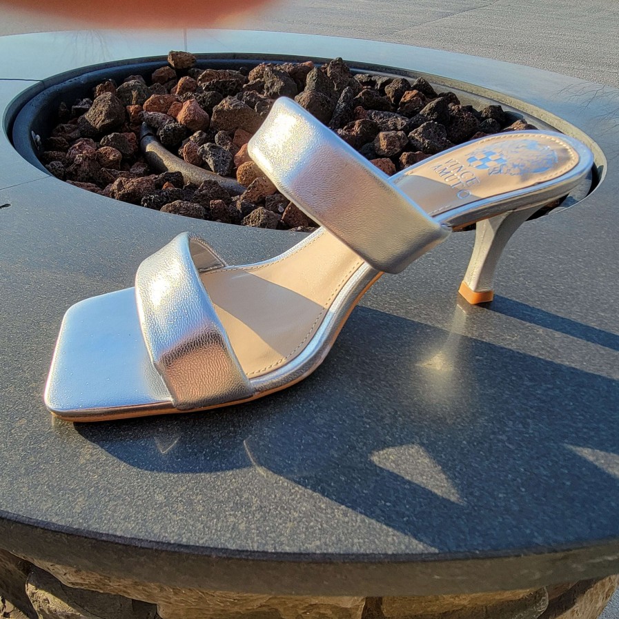 Footwear VINCE CAMUTO Heel Sandals | Vince Camuto - Aslee - Pewter