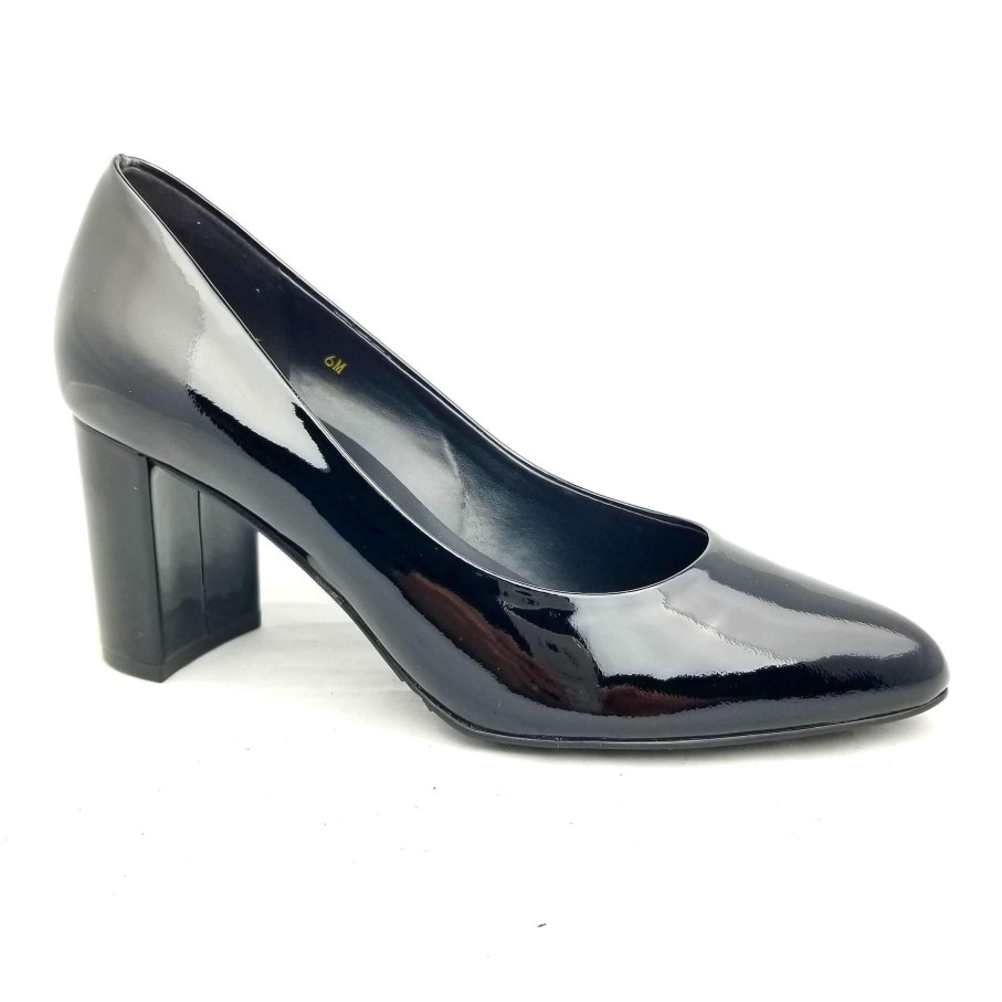 Footwear Van Eli High Heels (2 Inches Or Above) | Vaneli - Tilden Black Patent