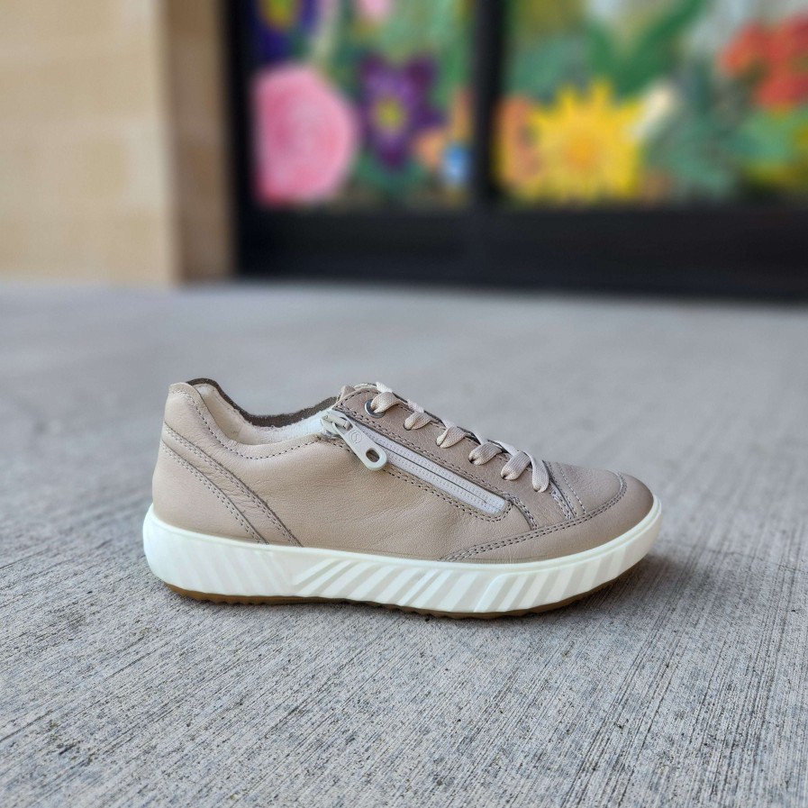 Footwear Ara Tie Sneakers | Ara Auroroa Pebble