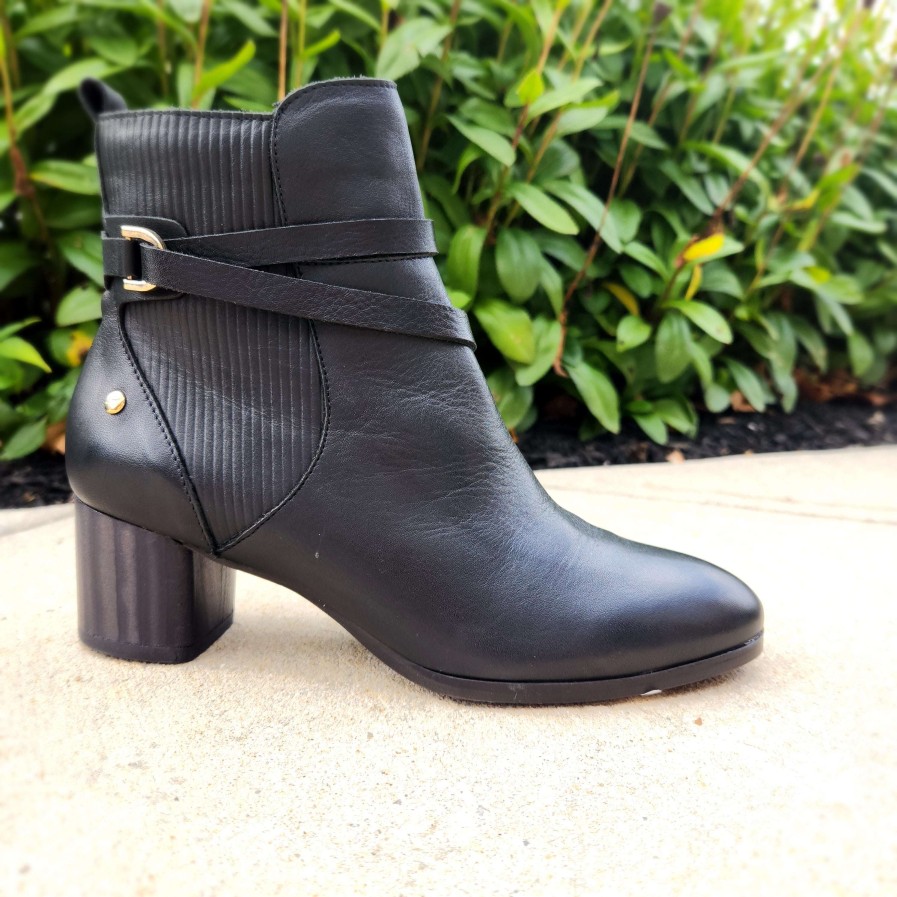 Footwear Pikolinos Heel Boots | Pikolinos - Calafat High Heel Leather Boot