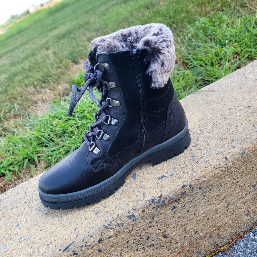 Footwear Eric Michael Winter Boots | Eric Michael - Sandy Black Waterproof