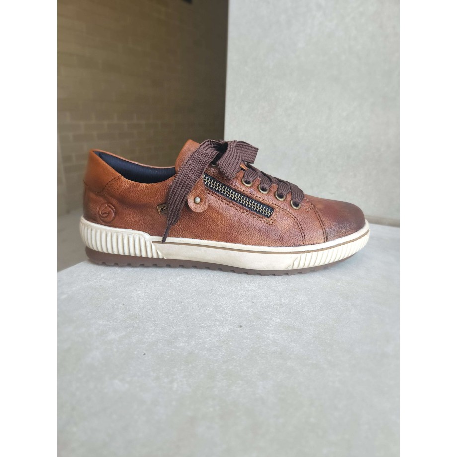 Footwear Remonte Tie Sneakers | Remonte - D0700-22 Cuoio