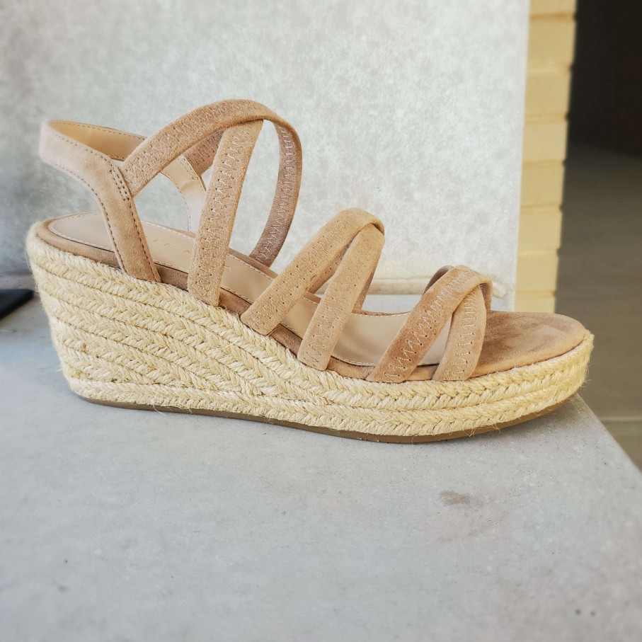 Footwear Pelle Moda Wedges/Platform Sandals | Pelle Moda - Kortez Fashion Espadrille Wedge Sandal