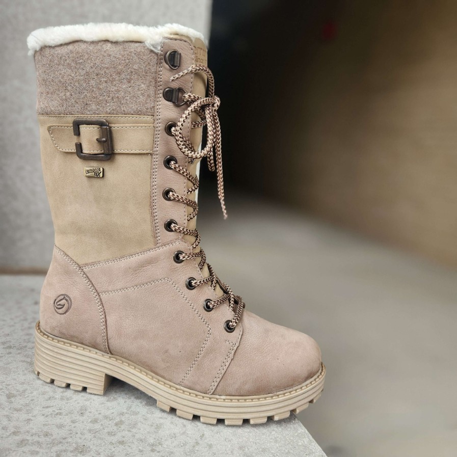 Footwear Remonte Mid-Calf Boots | Remonte - D0W72-60 Cream