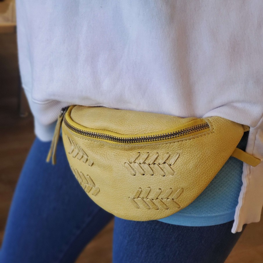 Handbags Latico Leather | Latico - Belt Bag Yellow