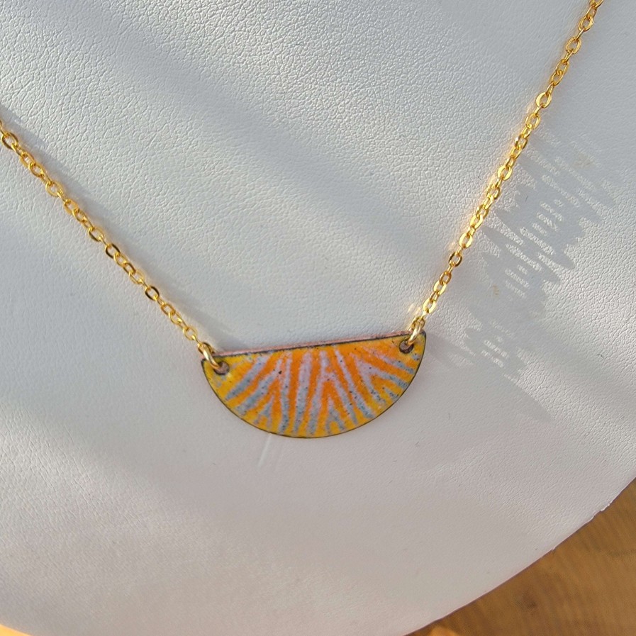 Accessories Chelsey Greene Necklaces | Chelsey - Note Sunset