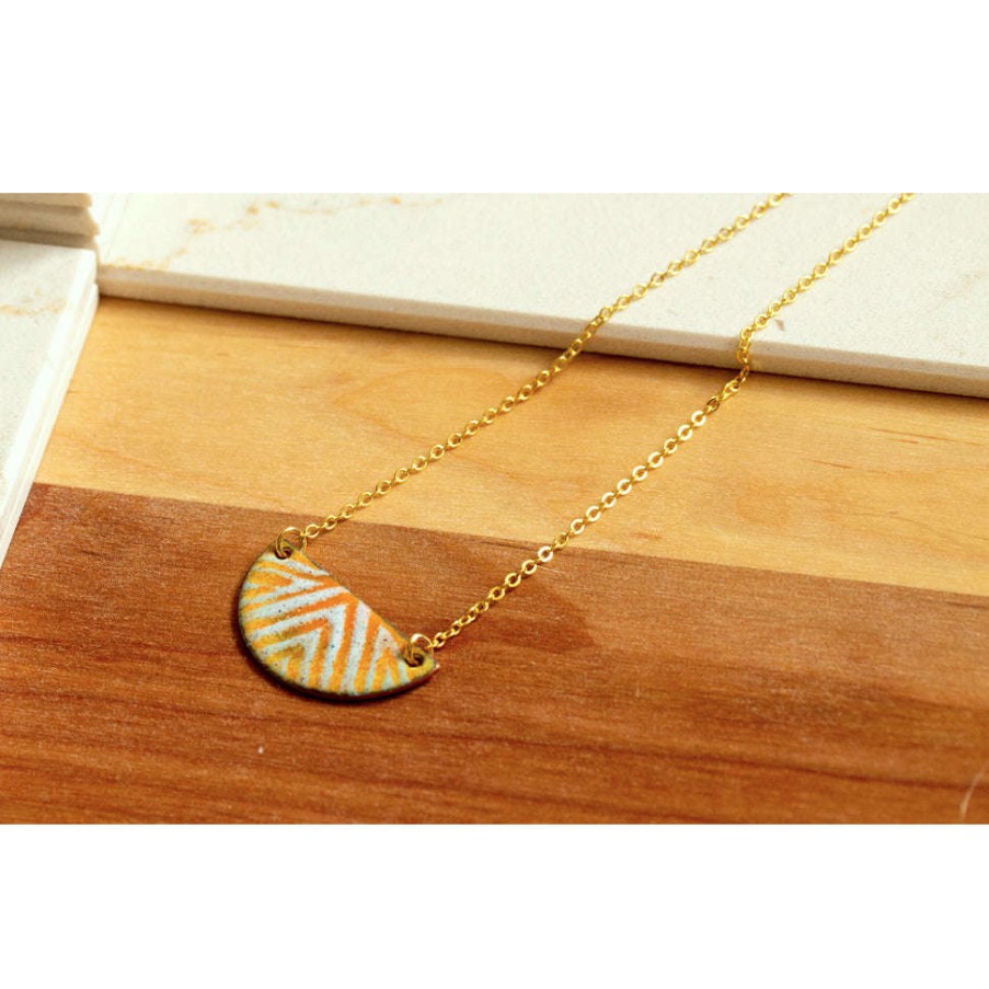 Accessories Chelsey Greene Necklaces | Chelsey - Note Sunset