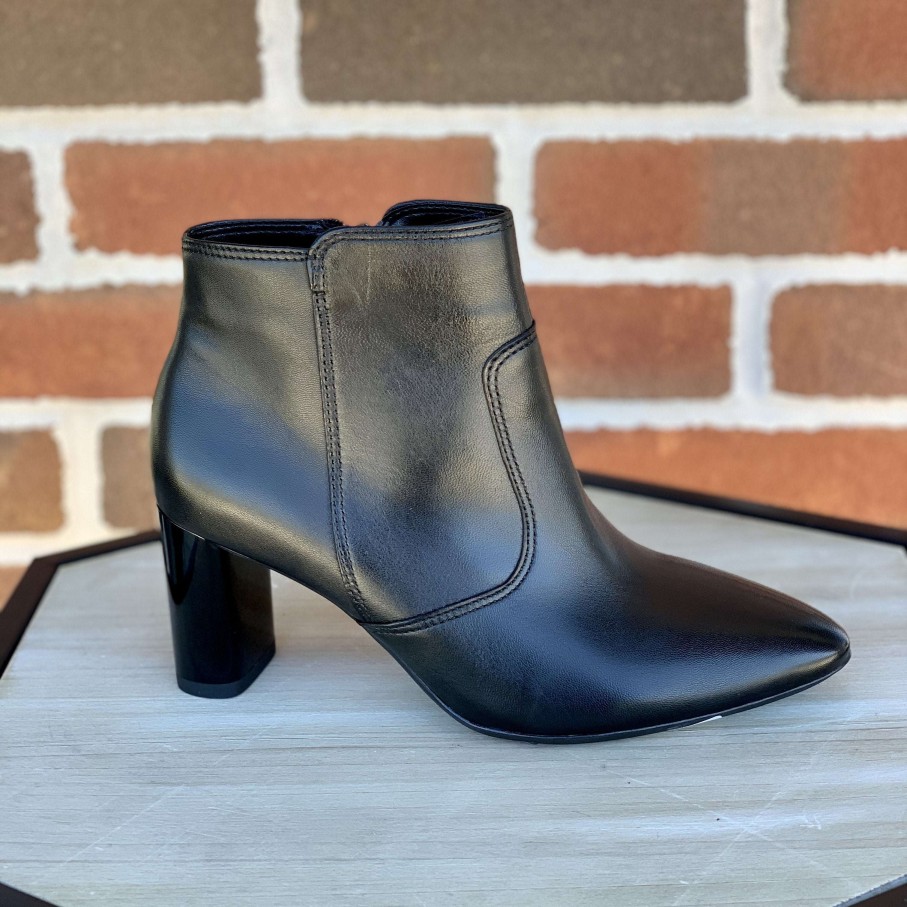 Footwear Ara Heel Boots | Ara- Fabiana Black Leather