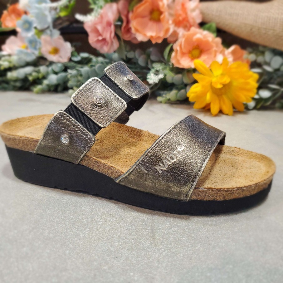 Footwear Yaleet Flat Sandals | Naot - Ashley Double Strap Women'S Leather Sandal