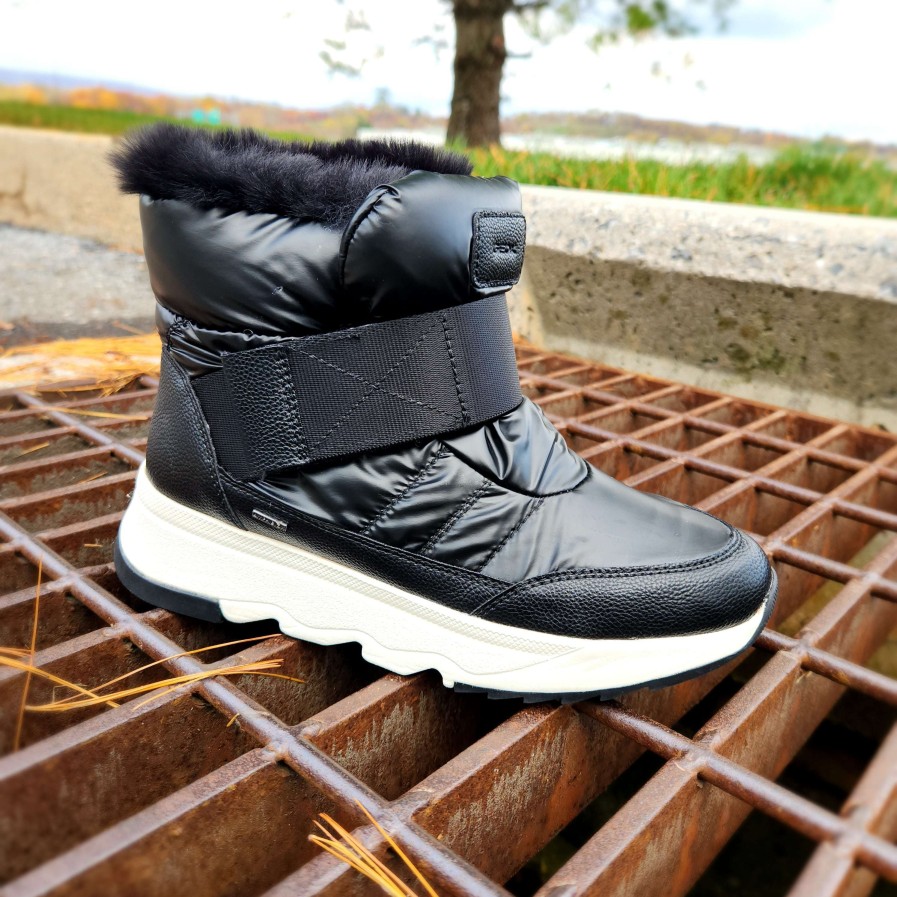 Footwear GEOX Winter Boots | Geox - Falena Puffy Waterproof Boot Black