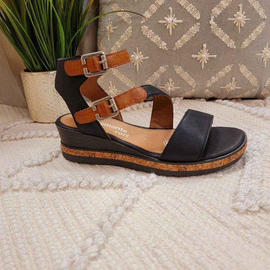 Footwear Remonte Wedges/Platform Sandals | Remonte - D3502