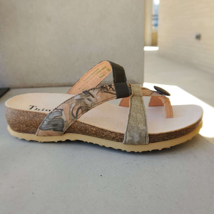 Footwear THINK Toe Thongs/Flip Flops | Think - Julia 000246