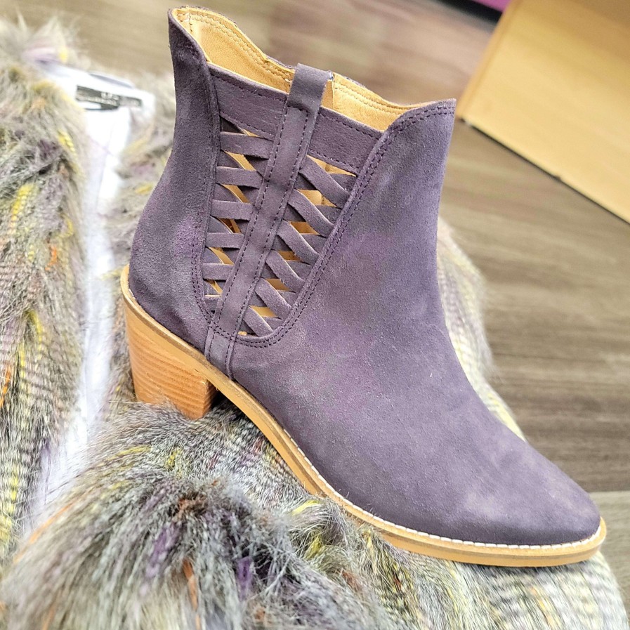 Footwear Bueno Ankle Boots | Bueno - Veronika Suede Violet