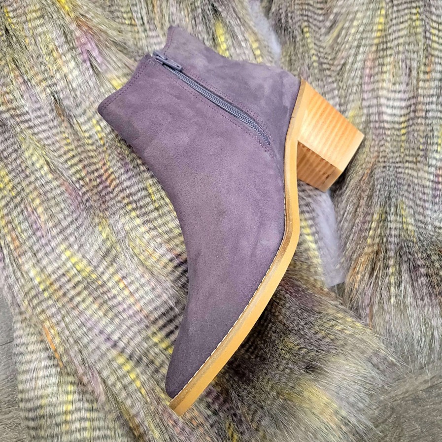 Footwear Bueno Ankle Boots | Bueno - Veronika Suede Violet