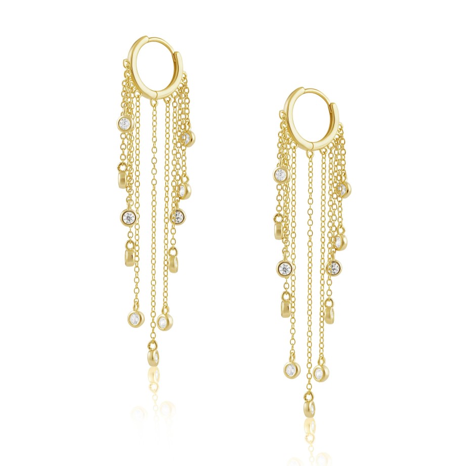 Accessories Sahira Jewelry Design Earrings | Sahira Jewelry Design - Zara Dangle Earring - Gold