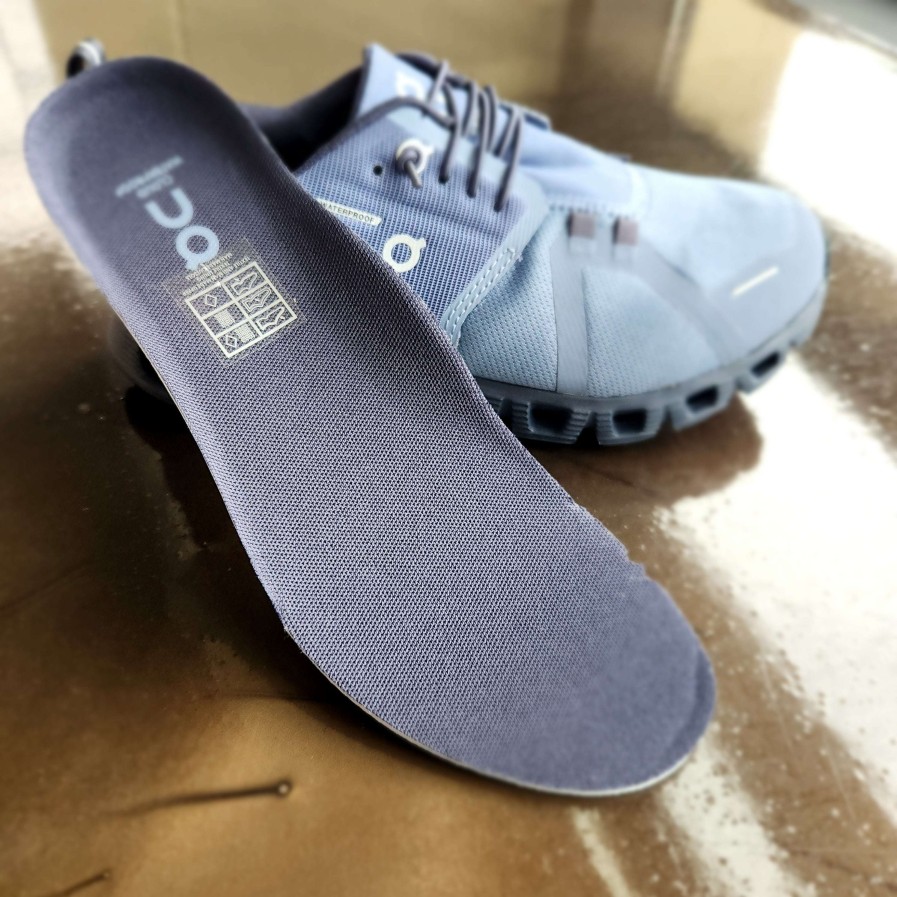 Footwear ON Slip-On Sneakers | Women'S On - Cloud Waterproof Metal/Navy