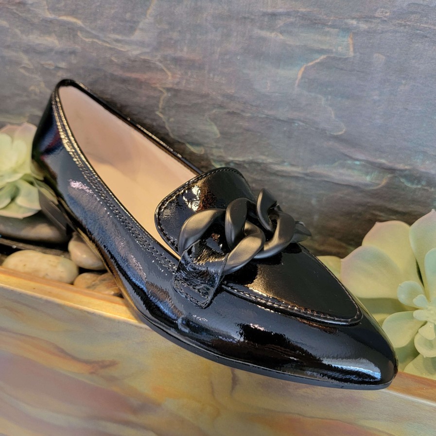 Footwear Gabor Slip-On Loafers | Gabor - 31.301.97 Black Patent