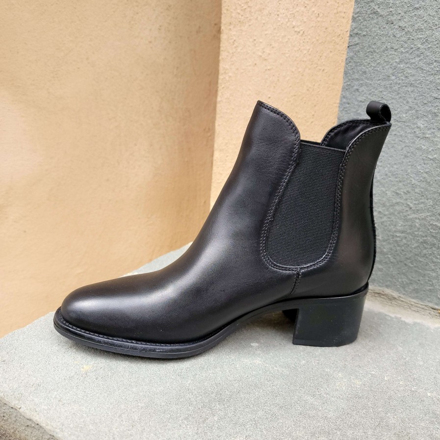 Footwear ATELIERS Low Heel Boots | Atelier - Bronx Leather