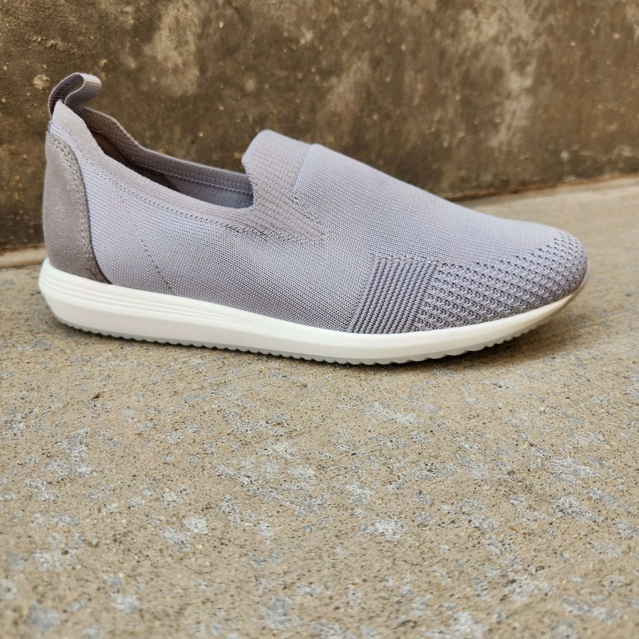 Footwear Ara Slip-On Sneakers | Ara - 14005 Leena Pebble