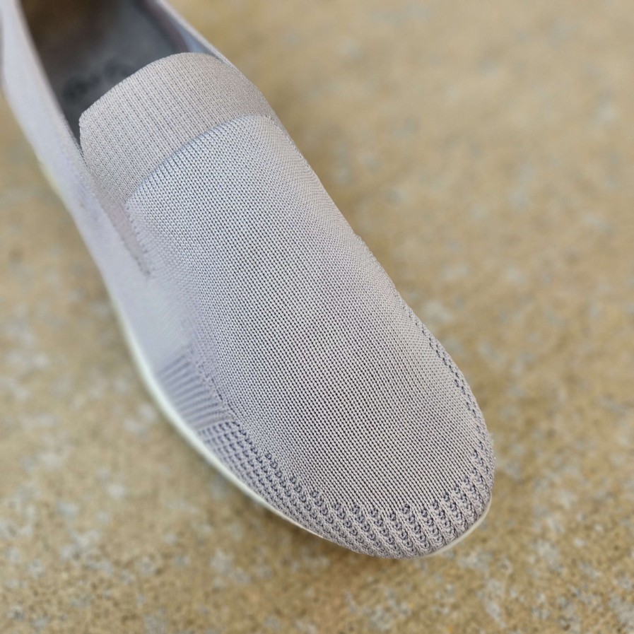 Footwear Ara Slip-On Sneakers | Ara - 14005 Leena Pebble