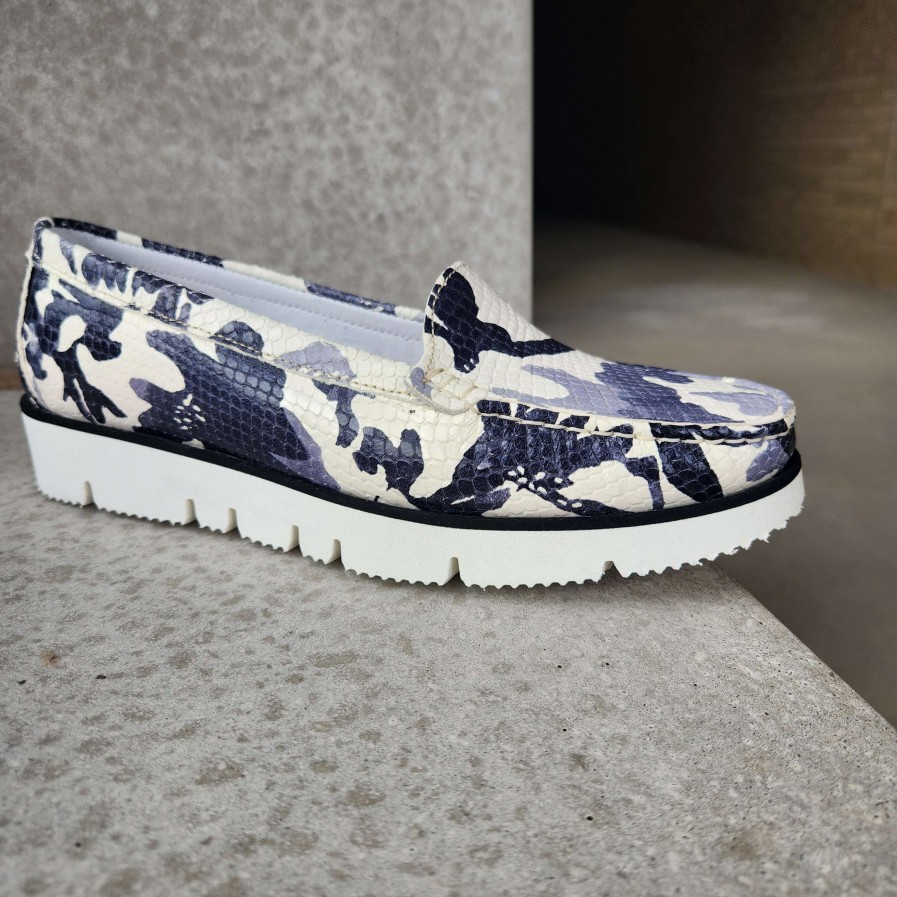 Footwear DICHENZO Slip-On Loafers | Di Chenzo Print Italian Women'S Loafer Jungle