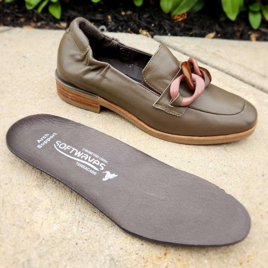 Footwear SOFTWAVES Slip-On Loafers | Softwaves - 8.35 Taupe