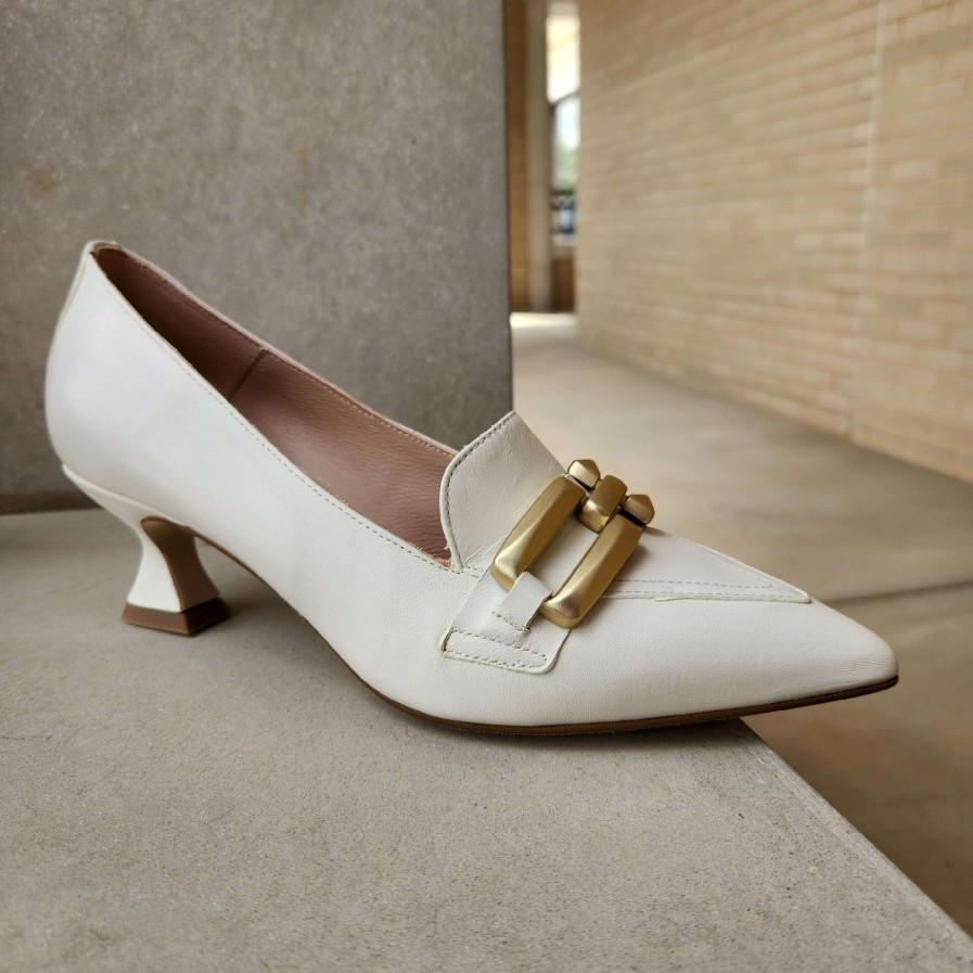 Footwear PEDRO ANTON Low Heels (Less Than 2 Inches) | Pedro Anton - 1706 White