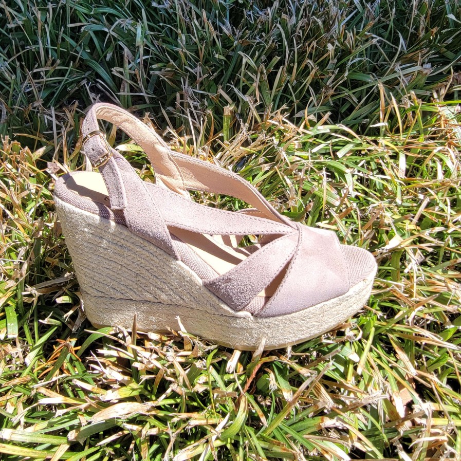 Footwear Toni Pons Wedges/Platform Sandals | Toni Pons - Naomi Taupe