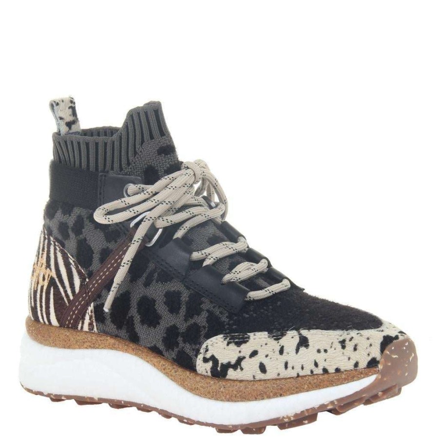 Footwear OTBT Tie Sneakers | Hybrid In Animal Print Sneakers | Women'S Shoes By Otbt