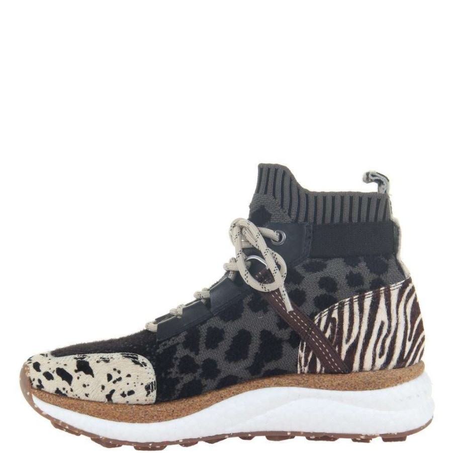 Footwear OTBT Tie Sneakers | Hybrid In Animal Print Sneakers | Women'S Shoes By Otbt